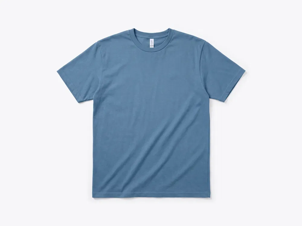 Allmade AL3000 Unisex Heavyweight Recycled Cotton Tee in Arctic Blue