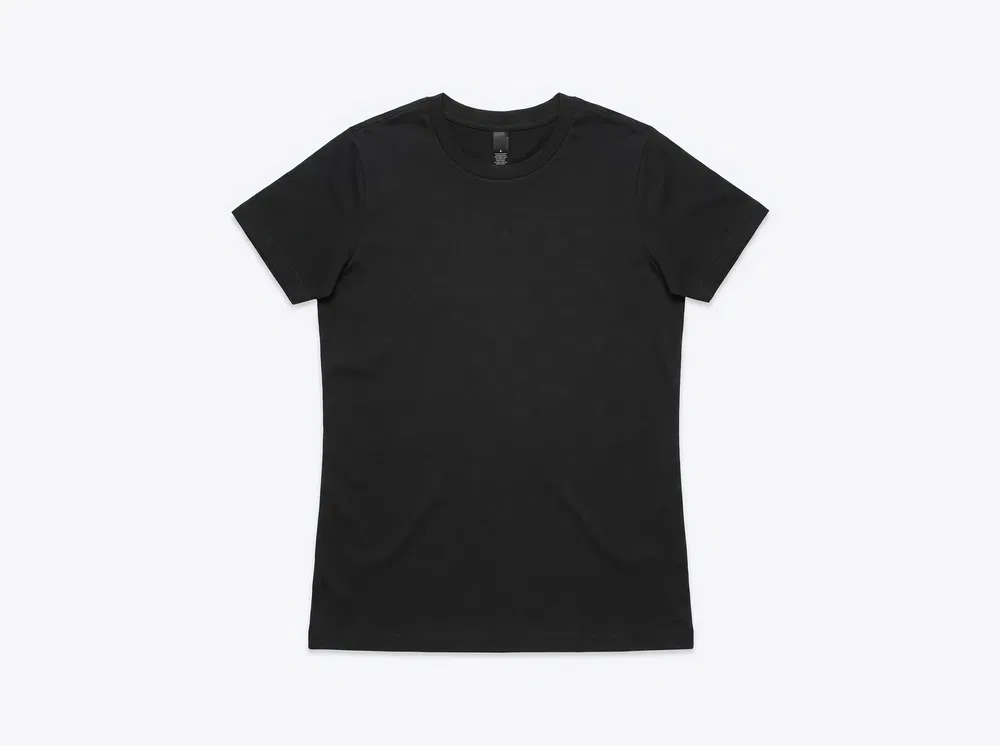 AS Colour 4001 Women's Maple Tee in Black