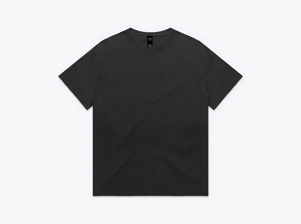 AS Colour 5082 Heavy Faded Tee in Faded Black