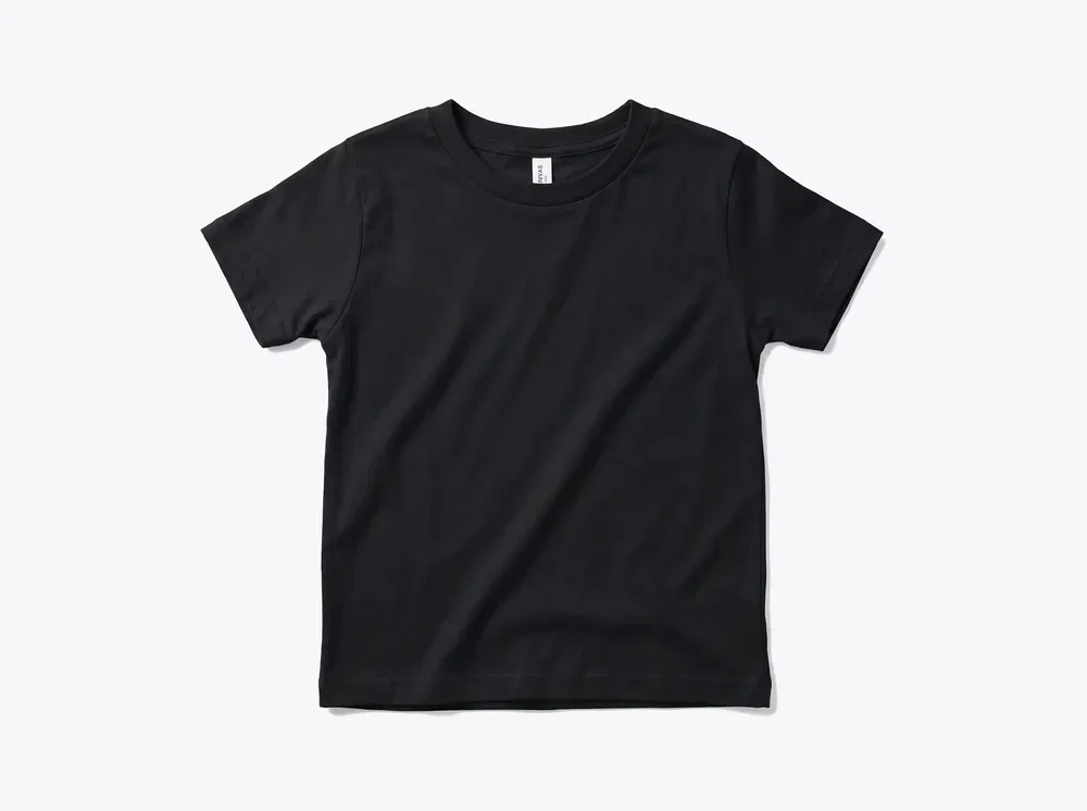 BELLA+CANVAS 3001T Toddler Jersey Tee in Black