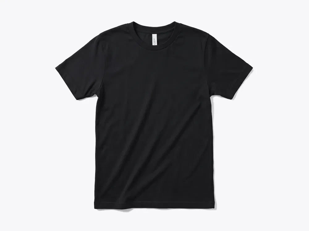 BELLA+CANVAS 3001Y Youth Jersey Tee in Black
