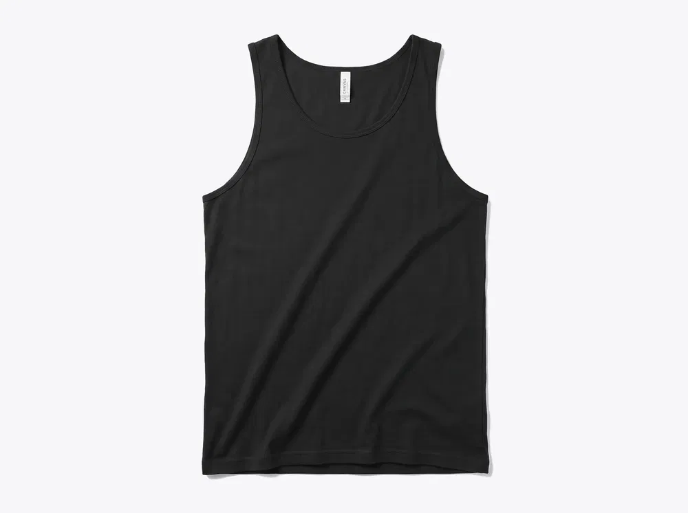 BELLA+CANVAS 3480 Unisex Jersey Tank in Black