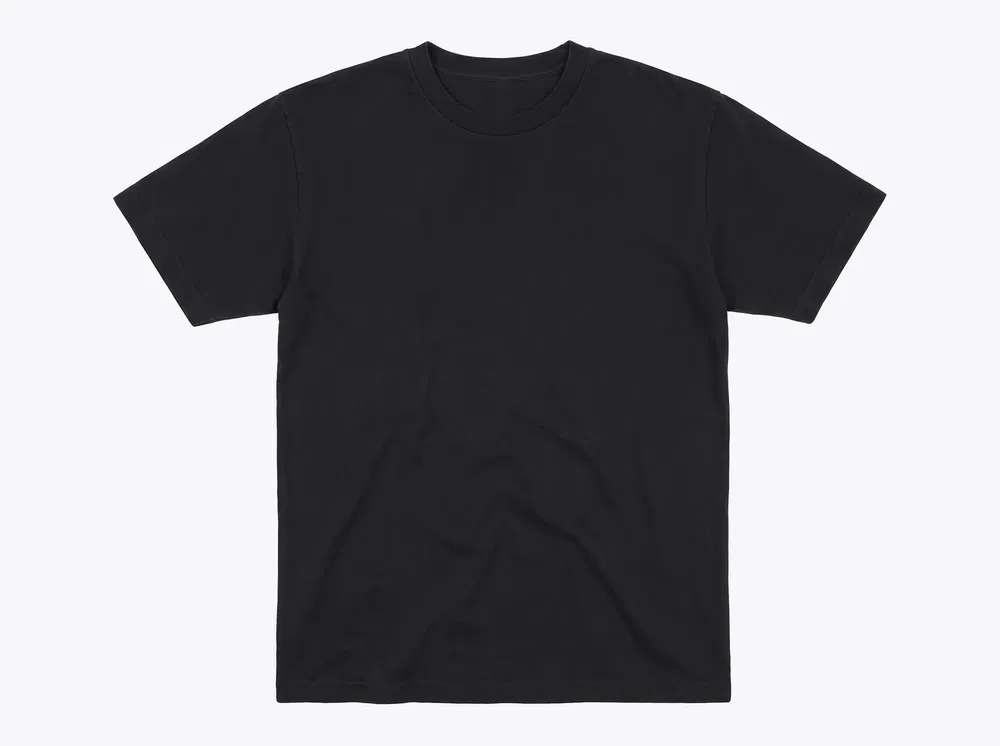 BELLA+CANVAS 4810 Heavyweight Garment-Dyed Tee in Black