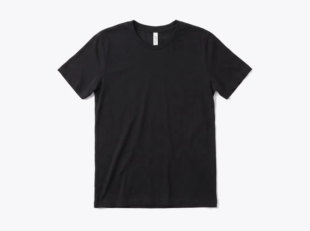 BELLA+CANVAS 6400 Women's Relaxed Jersey Tee in Black