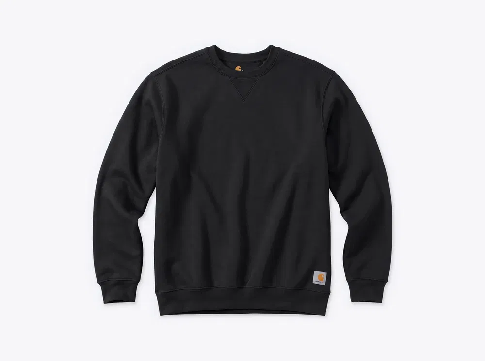 Carhartt CTK124 Midweight Crewneck Sweatshirt in Black