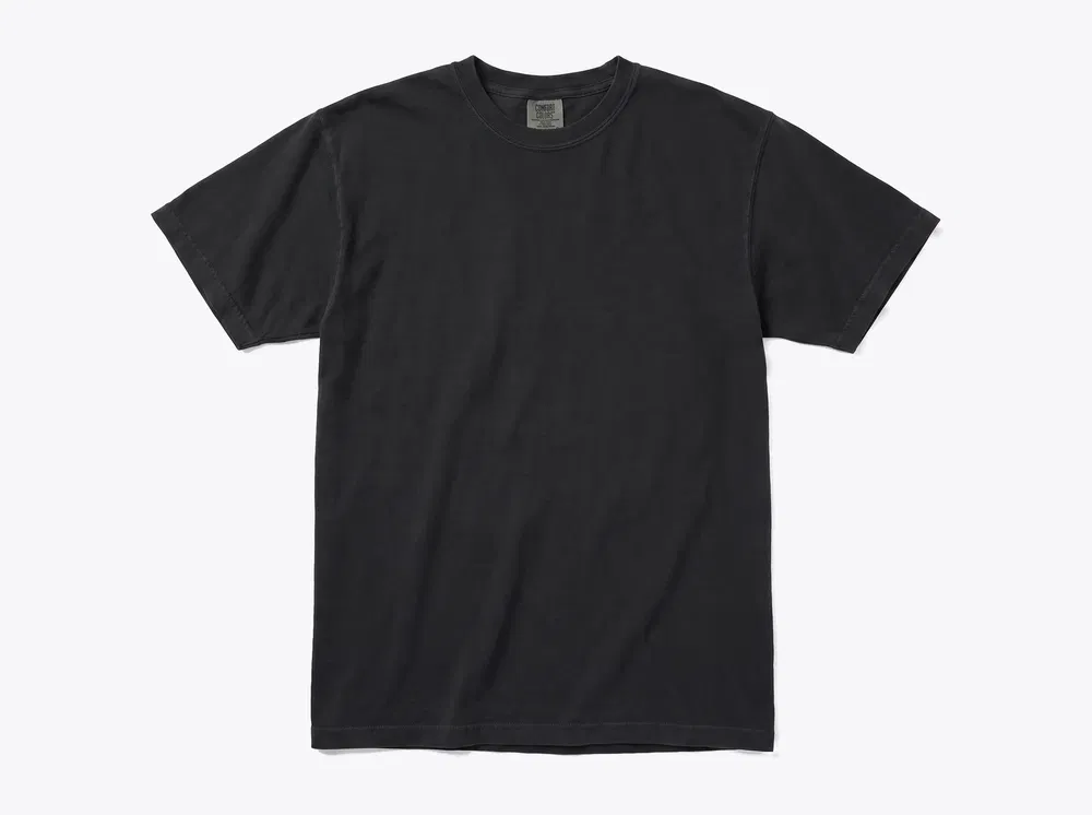 Comfort Colors 1717 Heavyweight Garment-Dyed Tee in Black