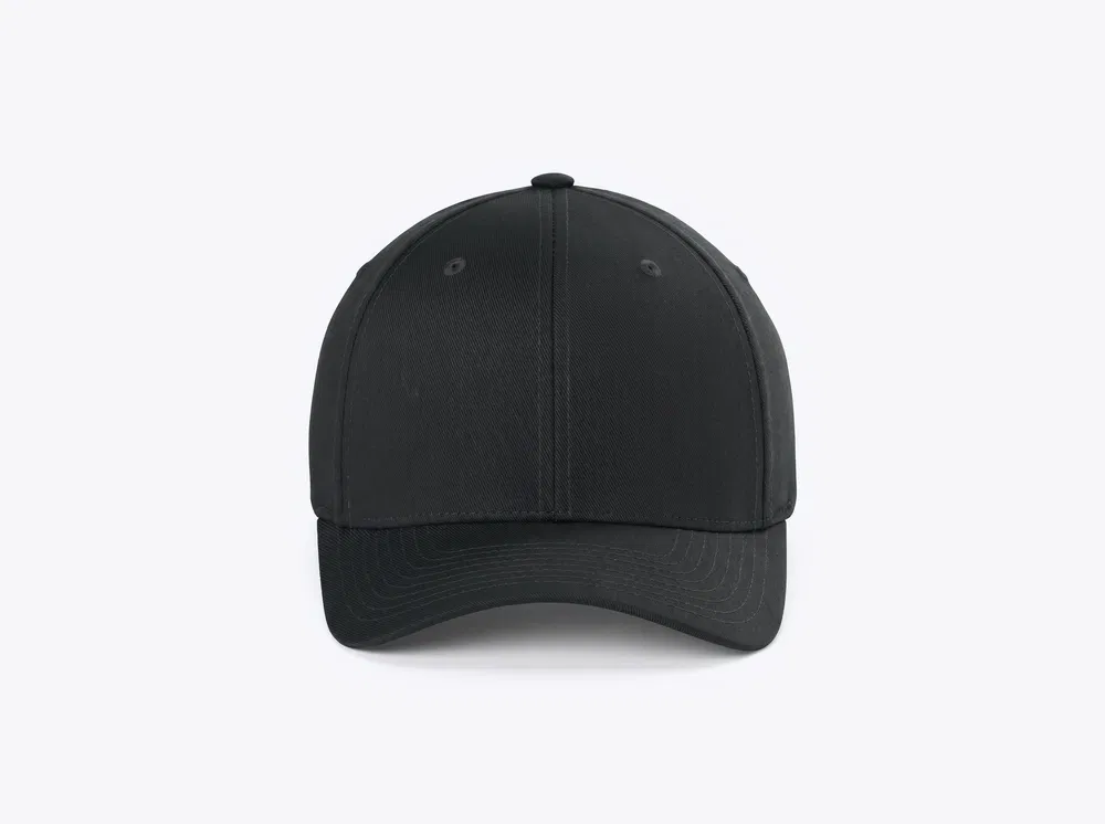 Flexfit FF6277 Wooly Combed Cap in Black