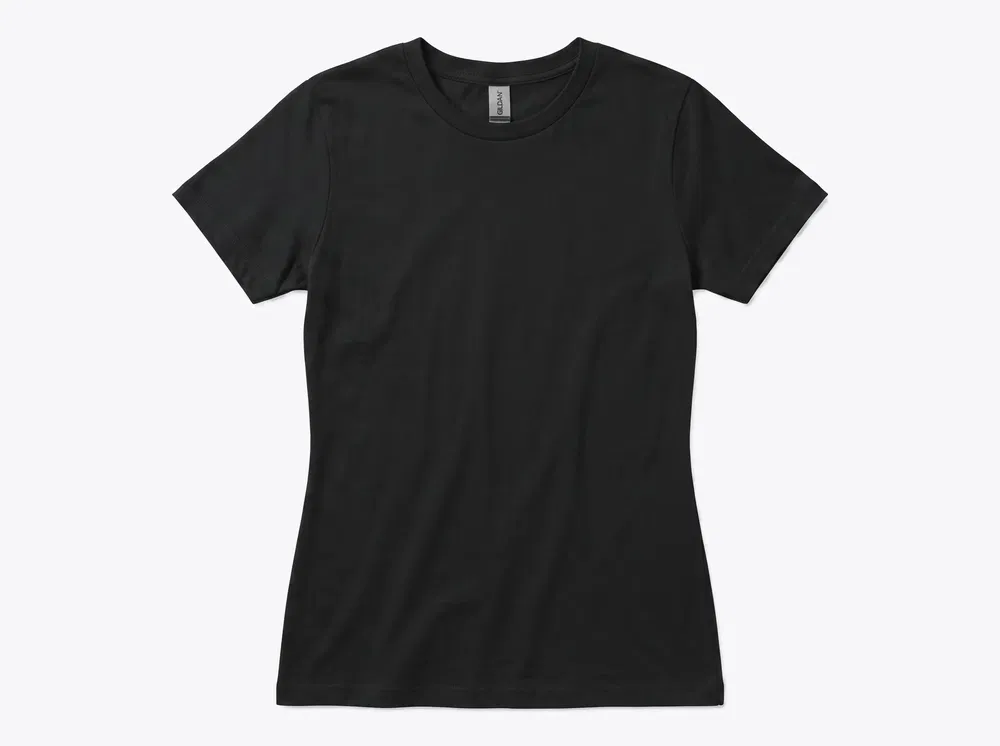 Gildan 64000L Softstyle Women's T-Shirt in Black