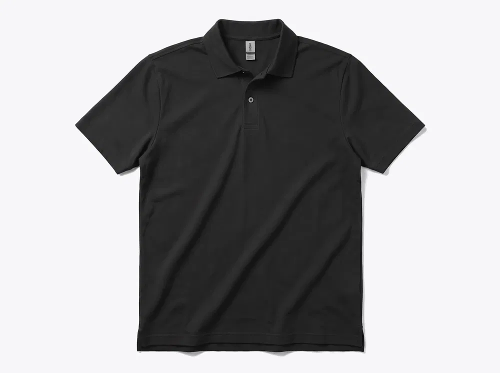 Gildan 64800 Softstyle Pique Polo in Black