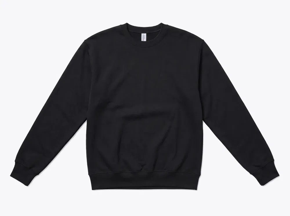 Jerzees 562M NuBlend Crewneck Sweatshirt in Black