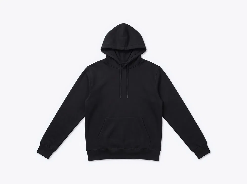 Lane Seven LS18002 Future Fleece Hoodie in Black