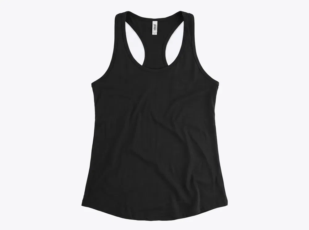 Next Level 1533 Women's Ideal Racerback Tank in Black