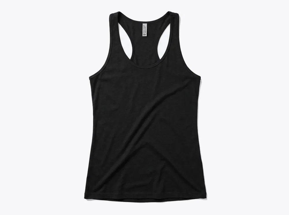 Next Level 6733 Women's Triblend Racerback Tank in Black