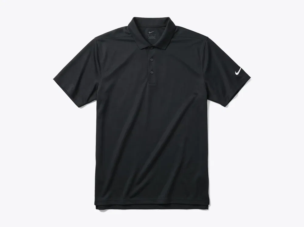 Nike NKDC1963 Dri-FIT Micro Pique 2.0 Polo in Black
