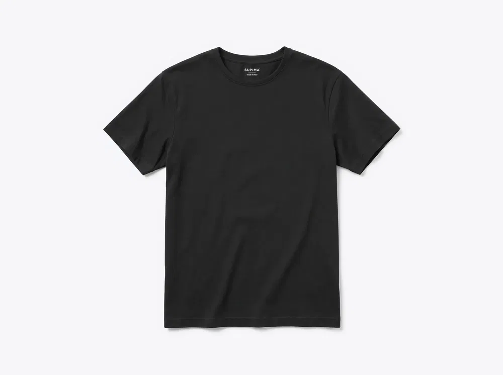 Original Favorites SUPTEE Midweight Supima Tee in Black