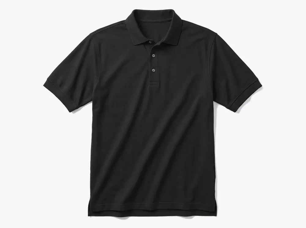 Port Authority K500 Silk Touch Polo in Black