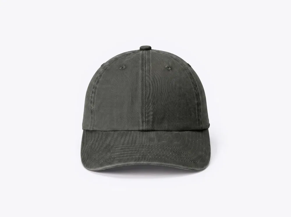 Port Authority LPWU Women's Garment Washed Cap in Black