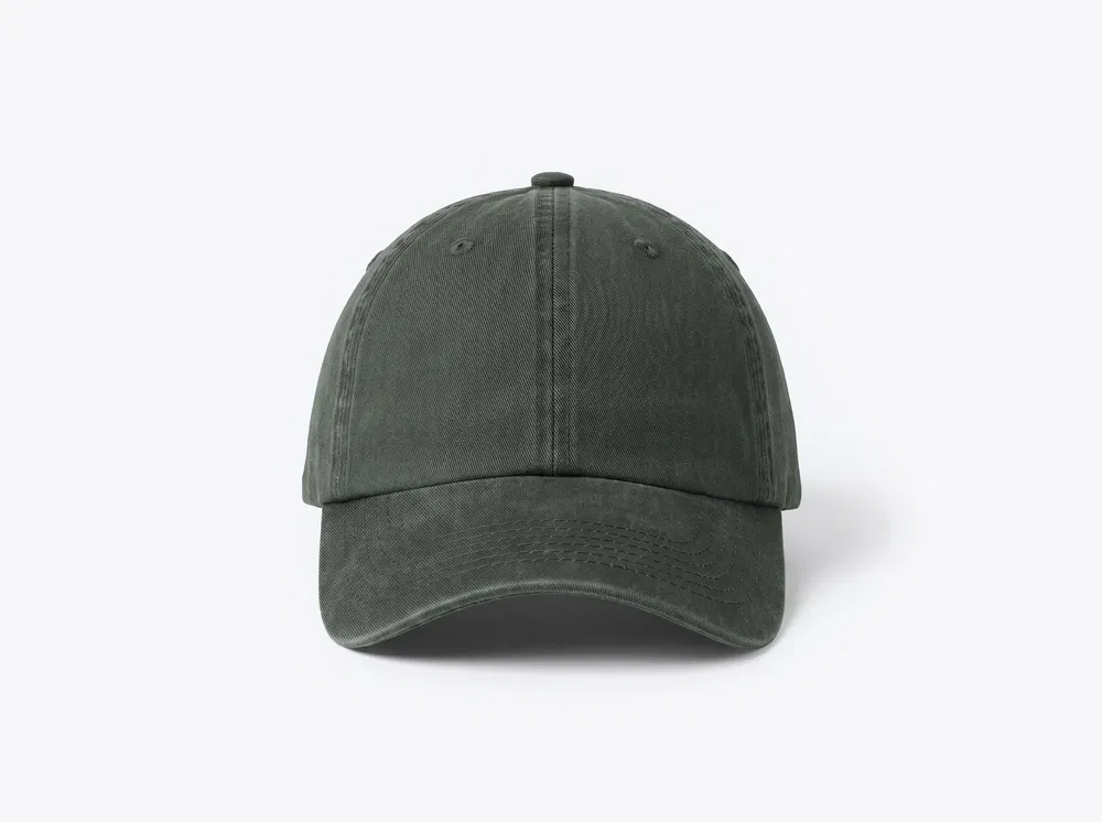 Port Authority PWU Garment Washed Cap in Black