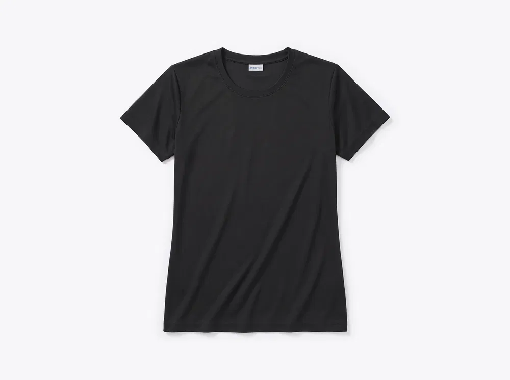 Sport-Tek LST350 Women's PosiCharge Competitor Tee in Black