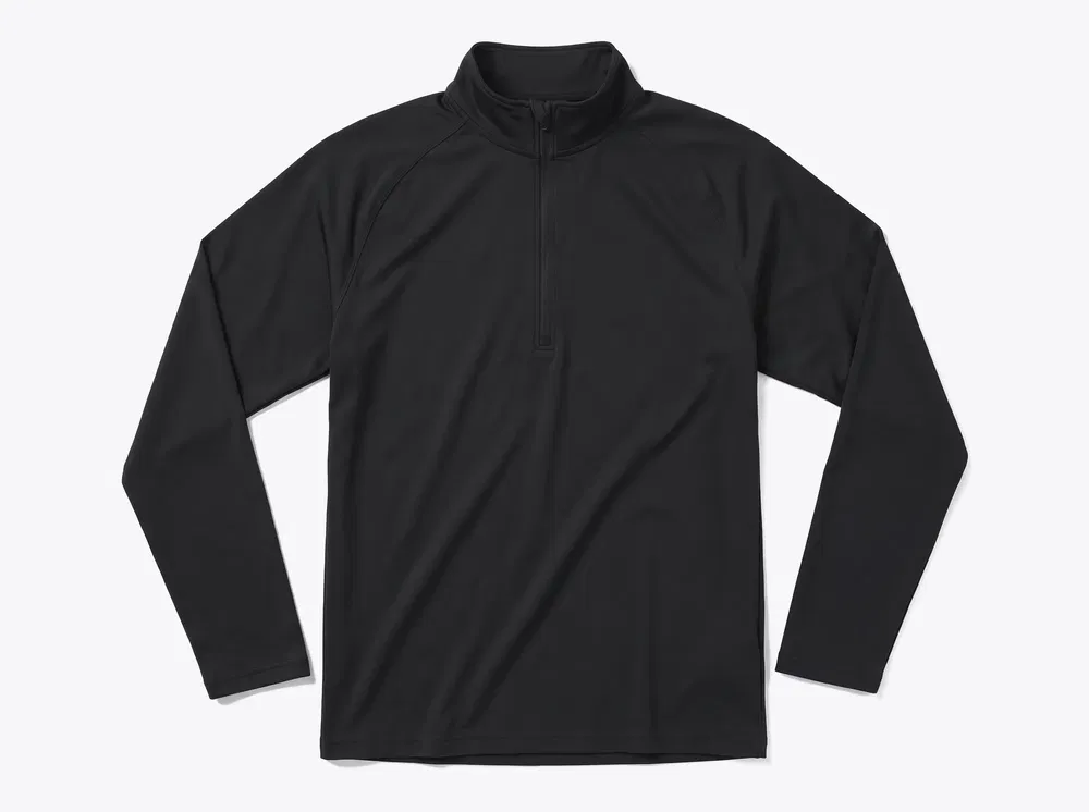 Sport-Tek ST850 Sport-Wick Stretch 1/2-Zip Pullover in Black