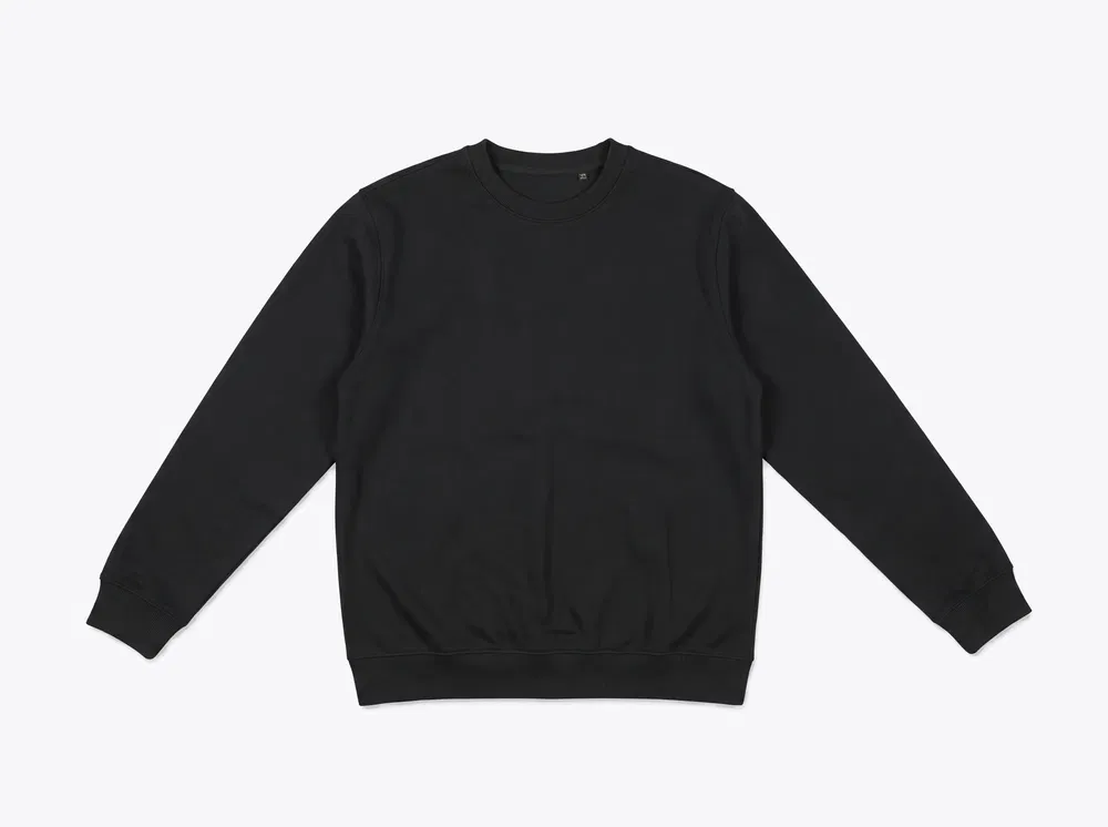 Stanley/Stella SXU010 Roller Unisex Crewneck Sweatshirt in Black