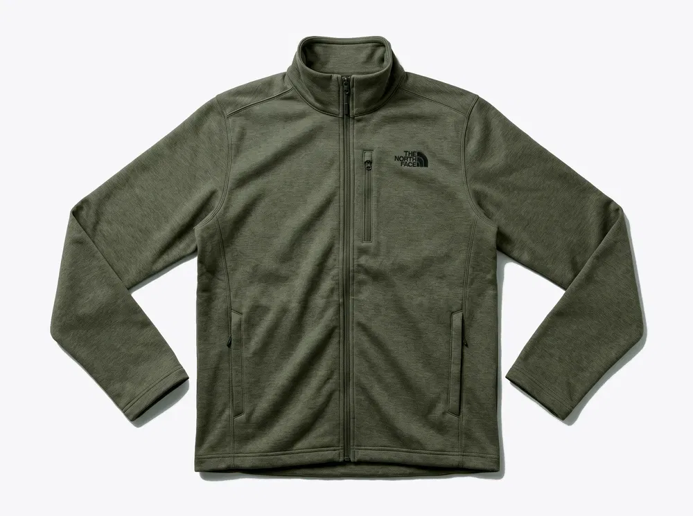 The North Face NF0A3LH7 Sweater Fleece Jacket in New Taupe Green Heather