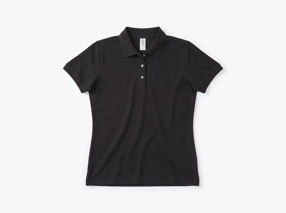 Tultex 401 Women's 50/50 Sport Polo in Black