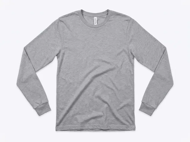 BELLA+CANVAS BC3501CVC Heather CVC Long Sleeve Tee