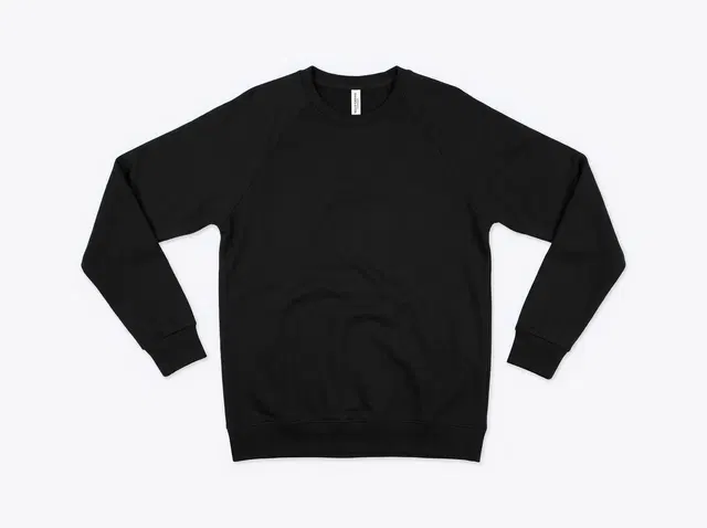 BELLA+CANVAS BC3901 Sponge Fleece Raglan Crewneck Sweatshirt