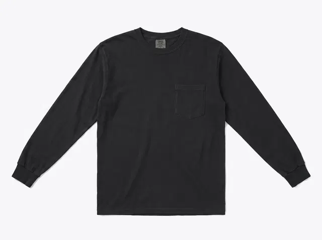 Comfort Colors 4410 Heavyweight Long Sleeve Pocket Tee